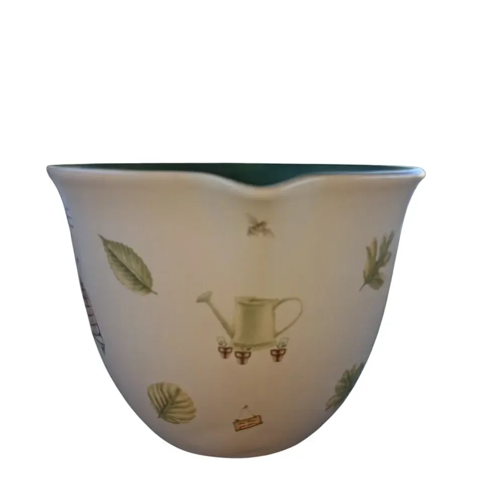 Pfaltzgraff Naturewood Batter Bowl Oversize with Handle and Pouring Spout